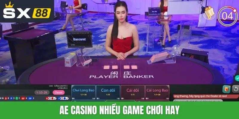 AE casino nhiều game chơi hay