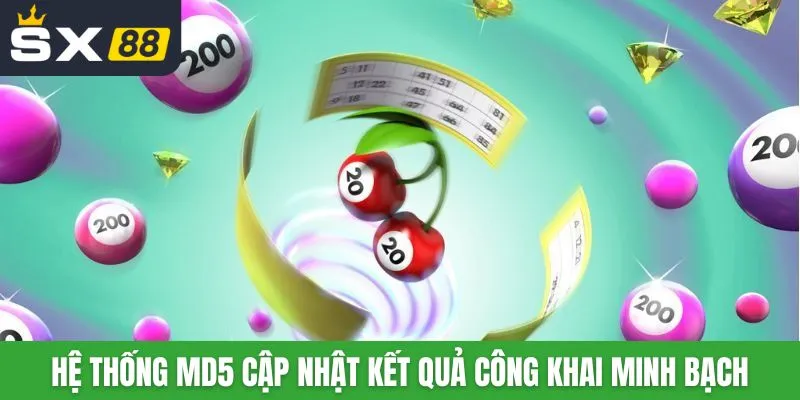 Hệ thống MD5 cập nhật kết quả công khai minh bạch