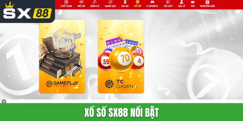 Xổ số SX88 nổi bật